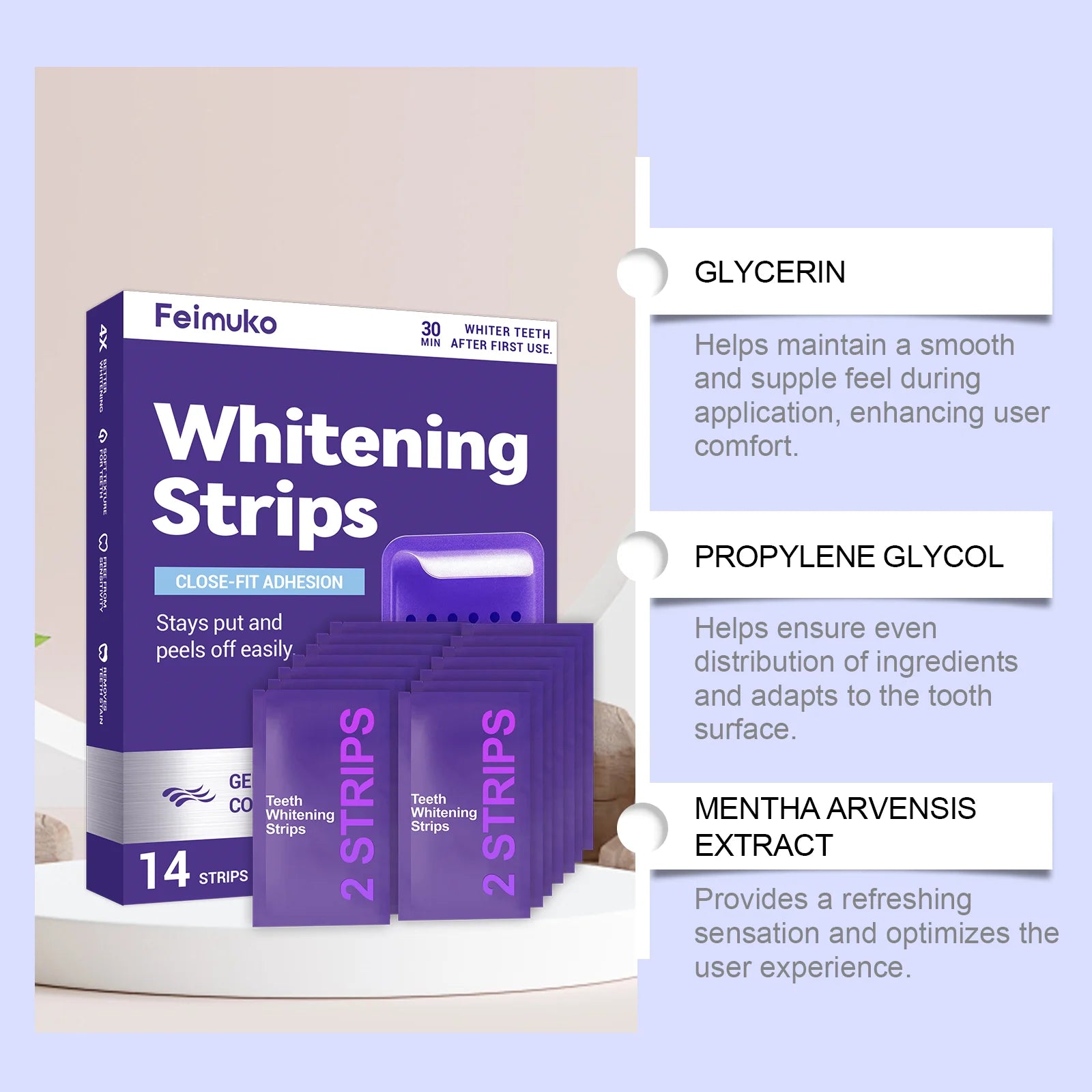 Purple Radiance Color Correcting Strips